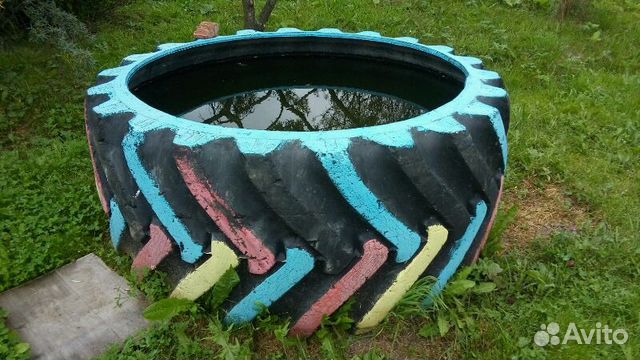 Бассейн из колеса Бассейн из колеса