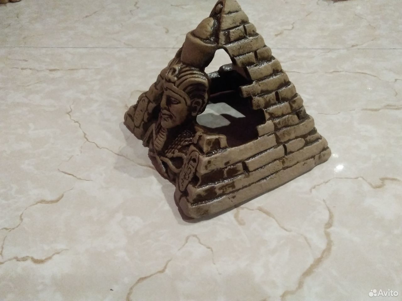 Грот Пирамида для аквариума купить на Зозу.ру - фотография № 2