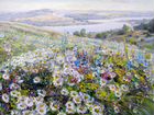 Картины «Весна, Поле в цветах» и миниатюра объявление продам