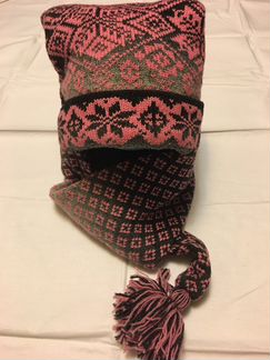 Шапка-шарф, зимняя