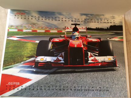 Календарь Ferrari Ducati 2014