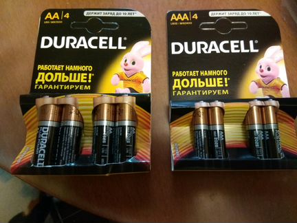 Новые батарейки Duracell aa aaa LR03 LR06