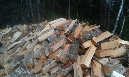 Берёзовые колотые дрова