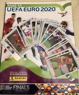 Наклейки road to uefa euro 2020