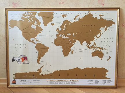 Карта мира стиральная