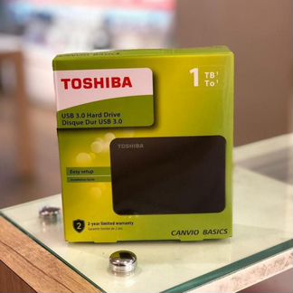 Внешний жёсткий диск Toshiba 1TB USB 3.0. черный