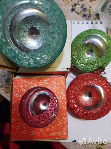 Новогодняя игрушка шар зеркальный