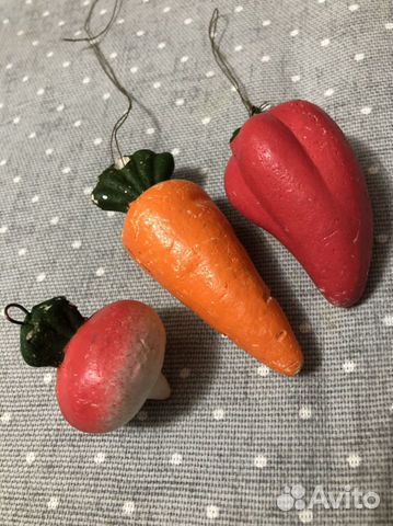 Советские елочные игрушки набор пенопласт