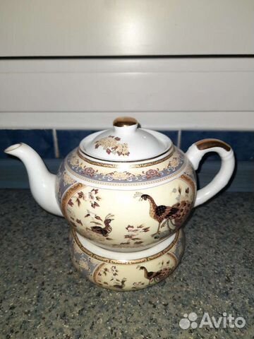 Комплект посуды:вазочка и поднос