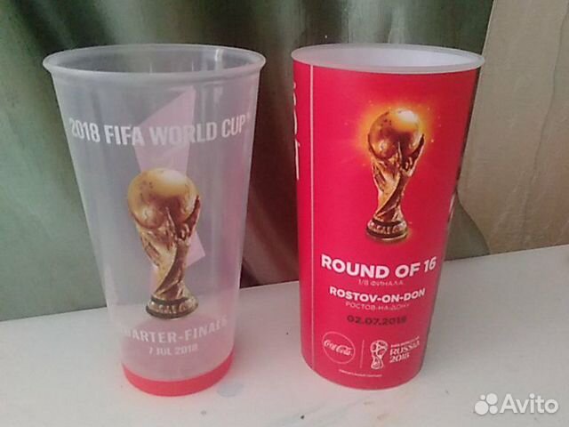 Стаканы с чемпионата мира по футболу в России 2018