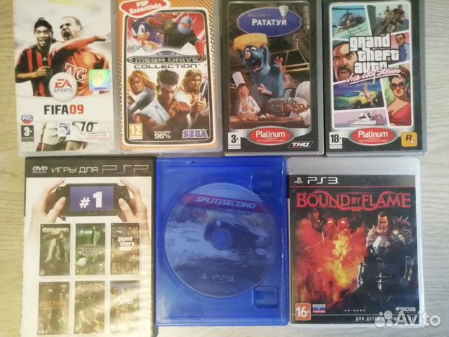 Диски на PSP и PS2