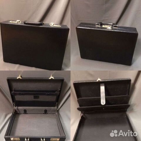 Кейс дипломат мужской кожаный чемодан