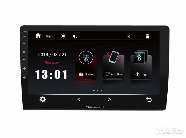 Магнитола Nakamichi NAM1700-M 9 дюймов Mirrorlink