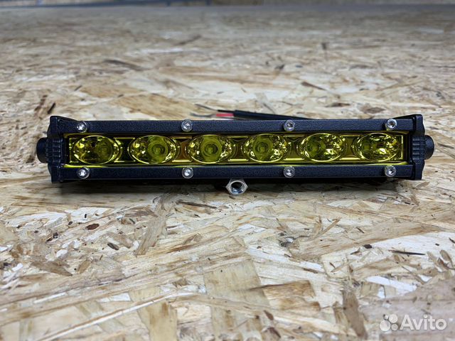 Жёлтая LED фара ближнего света 18W