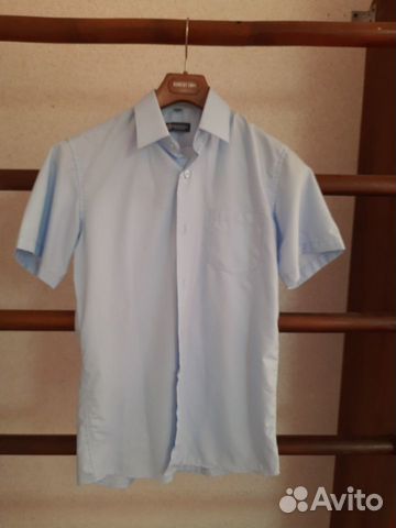 Рубашка для школы с коротким рукавом