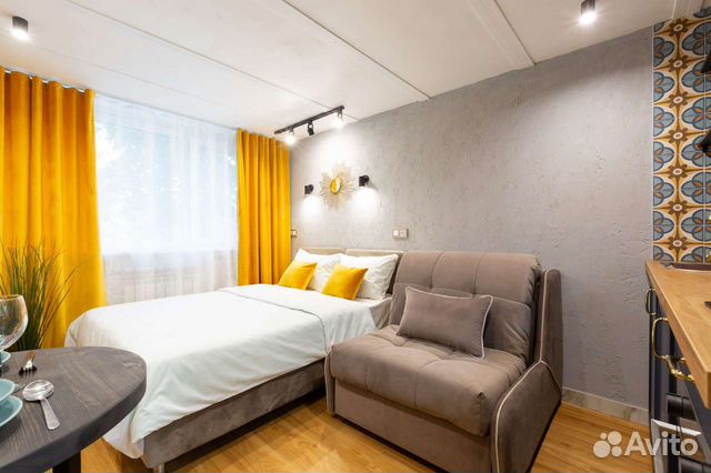 

Квартира-студия, 19 м², 2 кровати