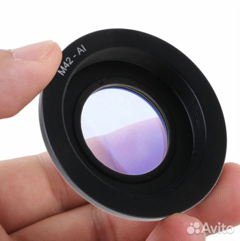 Переходник М42 Nikon с линзой