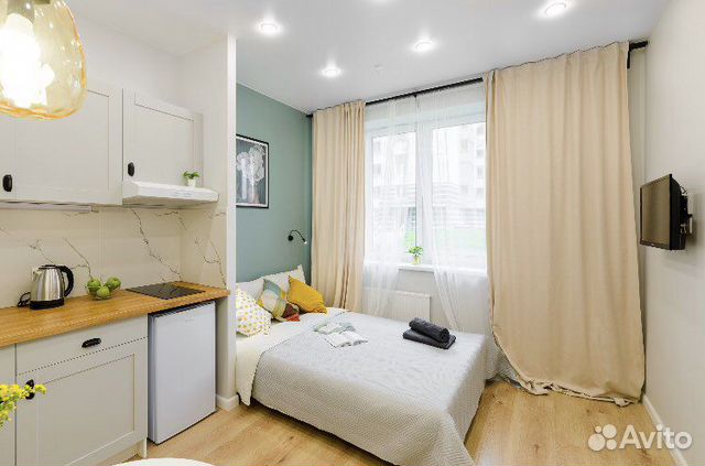 

Квартира-студия, 18 м², 1 кровать