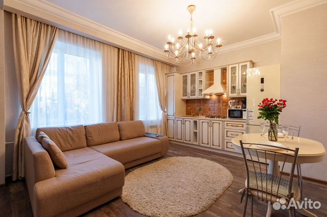

Квартира-студия, 50 м², 2 кровати