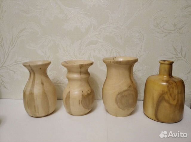 Вазочки из дерева ручной работы