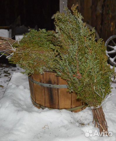 Можжевеловый веник тувинский для бани