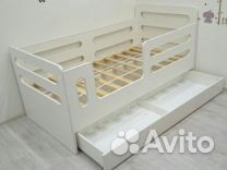 Кровать домик без крыши