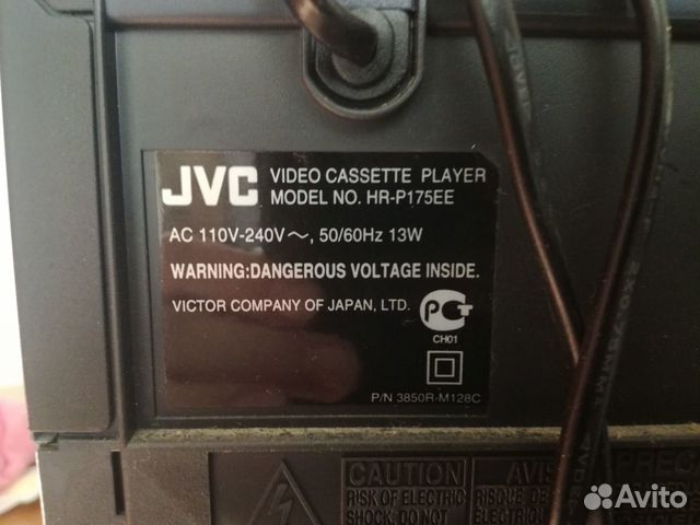 Видеомагнитофон JVC HR-P175EE, Panasonic NV-P04rм