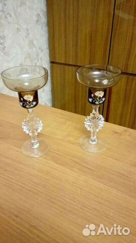 Подсвечник- бокал, Гусь- Хрустальный, ссср, новый