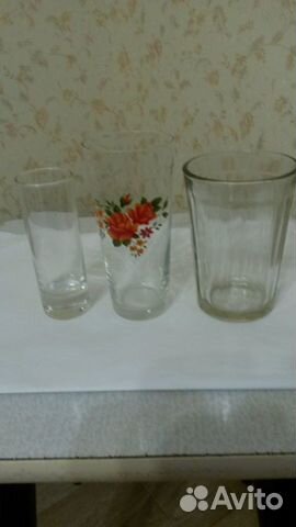 Бокалы Богемия, стаканы СССР, стопки стеклянные