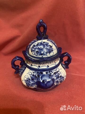 Сахарница гжель