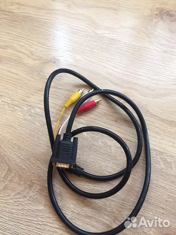 Переходник VGA to 3 RCA (тюльпаны)