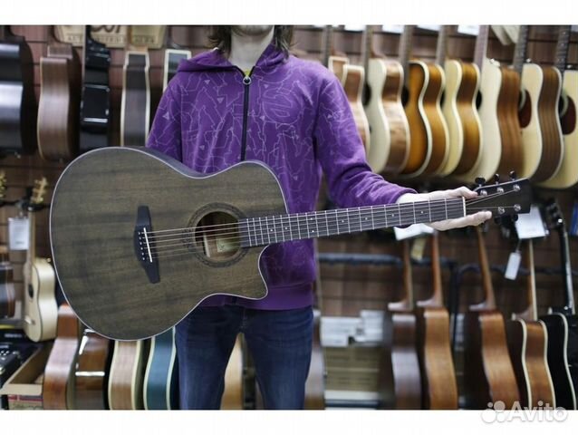 Shinobi H-12/BK акустическая гитара джамбо