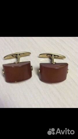 Запонки, янтарь СССР