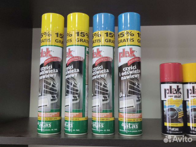 Очиститель кондиционера пенный Plak