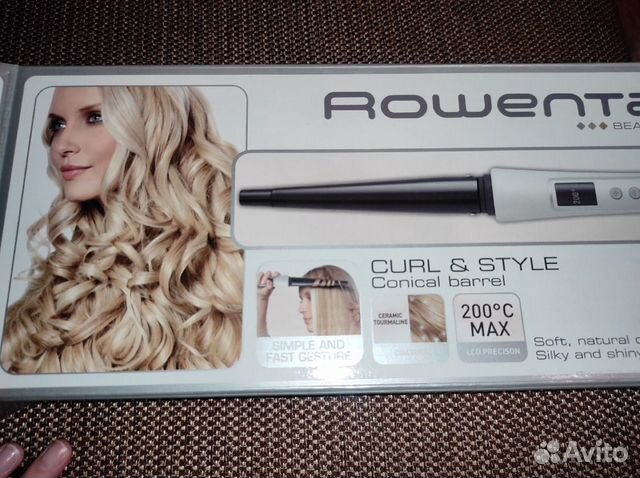Rowenta конусная плойка.Щипцы для завивки волос
