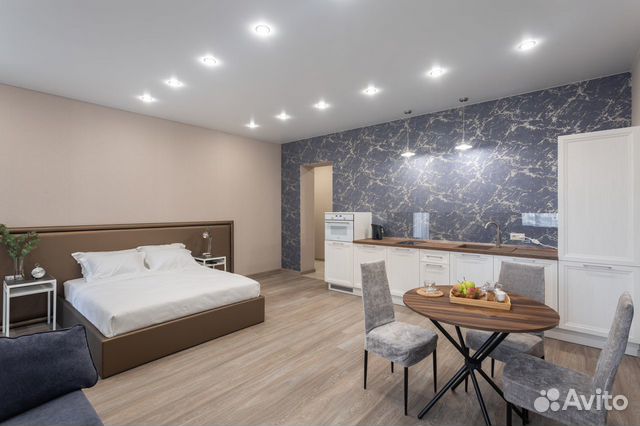 

Квартира-студия, 55 м², 2 кровати