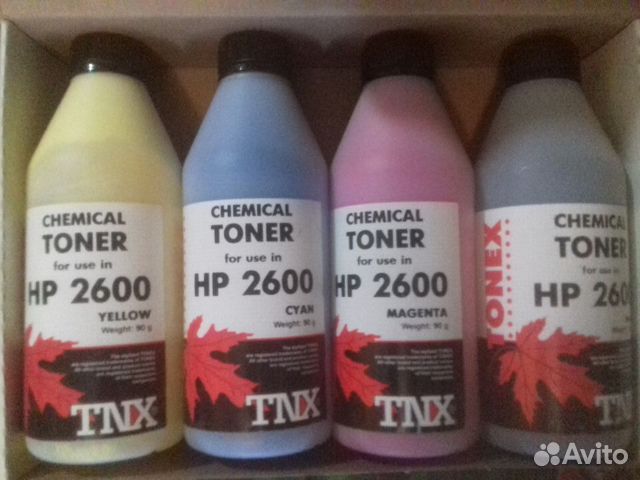 Набор цветного тонера для HP 2600