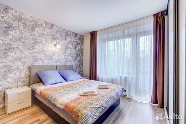 

1-к. квартира, 32 м², 2 кровати