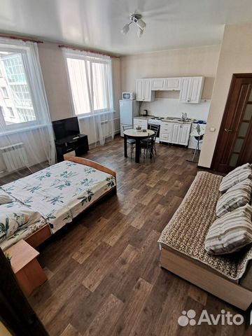 

Квартира-студия, 33 м², 2 кровати