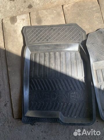 Автомобильные коврики резиновые chevrolet aveo т25