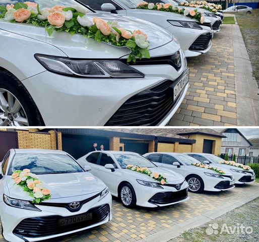 Украшения свадебной машины. Украшения на авто