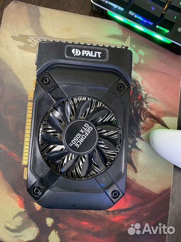 Видеокарта palit geforce gtx 1050 ti stormx