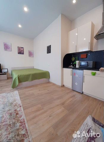 

Квартира-студия, 30 м², 2 кровати