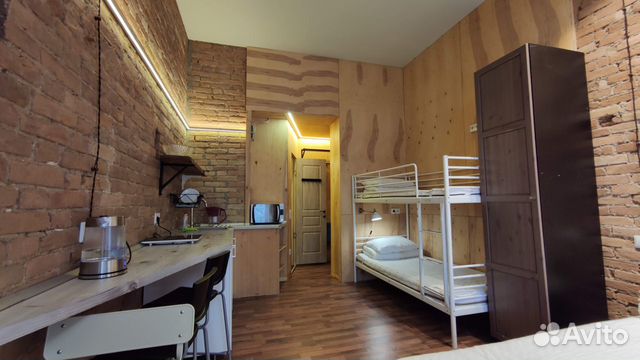 

Квартира-студия, 25 м², 2 кровати
