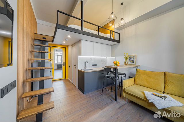 

1-к. квартира, 22 м², 1 кровать