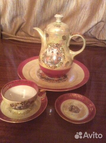 Сервиз чайно- кофейный гдр Гейши остатки