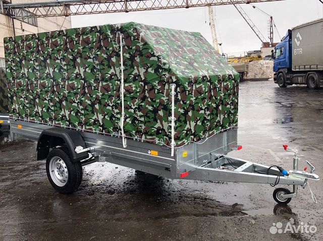 Оцинкованный прицеп сст 3.5х1.5 R15