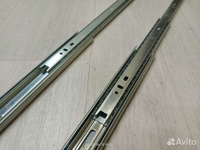 Роликовые направляющие для ящиков 500мм