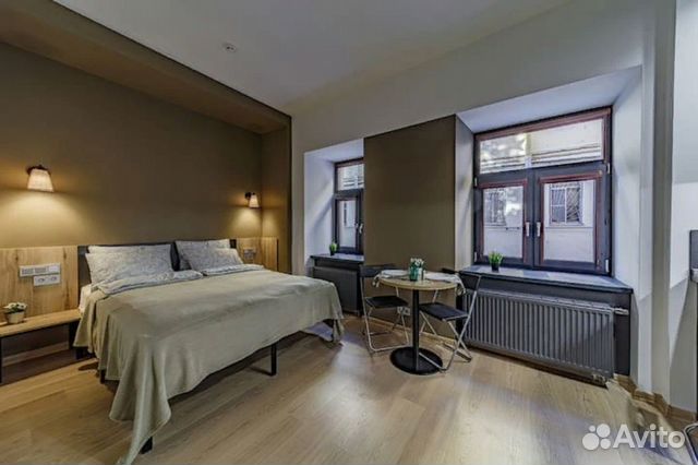 

Квартира-студия, 18 м², 2 кровати