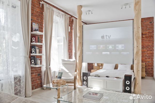 

Квартира-студия, 43 м², 2 кровати